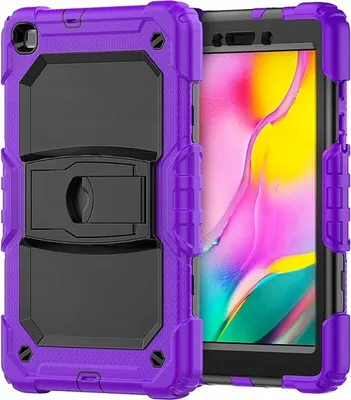 Zdjęcie produktu dla Etui do Samsung Galaxy Tab A 8.0" Armoured z podstawką Fioletowy