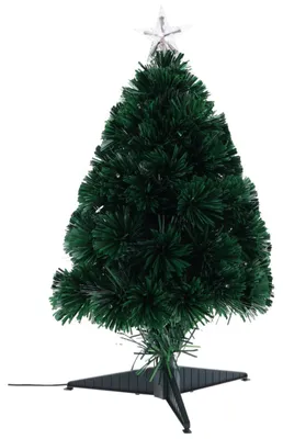 Zdjęcie produktu dla Choinka dekoracyjna z włókien światłowodowych, 60 cm