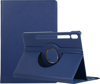 Produktbild von Mobigear DuoStand  Samsung Galaxy Tab S9 Hülle Drehbare Klapphülle - Blau