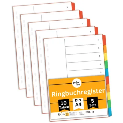 Image de perfect ideaz 100 feuilles de papier cartonné 5 couleurs intenses 180 g