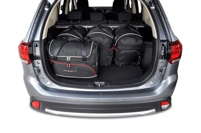Produktbild von Mitsubishi Outlander 2012-2020 Kofferraumtaschen Set 5 Stk