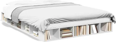 Obrázek produktu pro vidaXL Postel White 140x200 cm Dřevěný materiál