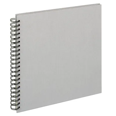 Immagine prodotto di Walther album a spirale Cloth grigio 30x30 cm 50 pagine bianche