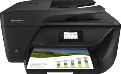 Produktbild von HP OfficeJet 6950, Thermal Inkjet, Farbdruck, 4800 x 1200 DPI, A4, Direkter Druck, Schwarz