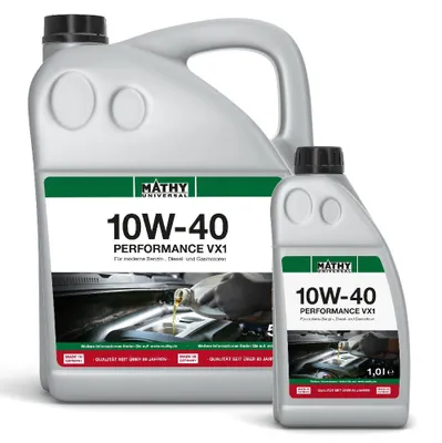 Produktbild von MATHY SAE 10W-40 Performance VX1 5,0 l + 1,0 l