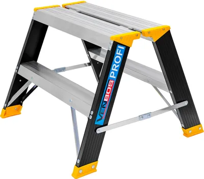 Produktbild von Leiter Profi Max 5302 klappbar 2 Sprossen 0,49 m Arbeitshöhe 150 kg