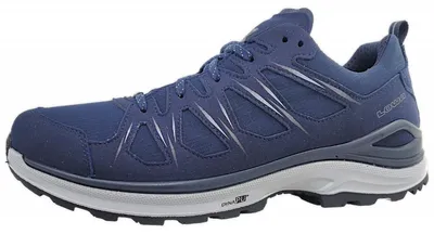 Image de Chaussures de sport Lowa INNOX EVO II GTX pour hommes, chaussures de randonnée, couleur bleue, pour le quotidien