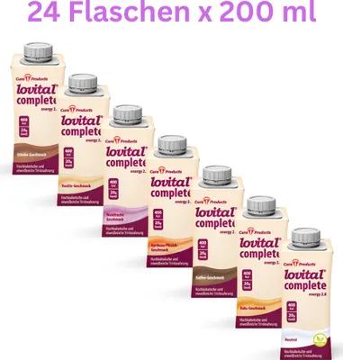 Produktbild von Lovital complete 2.0 HP Trinknahrung Mischkarton 24X200 ml