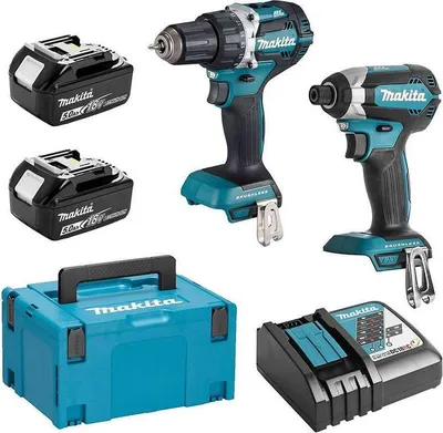 Image de Combopack 2 outils 18V (DTD153 + DDF484) (2x5,0 Ah) - MAKITA DLX2189TJ