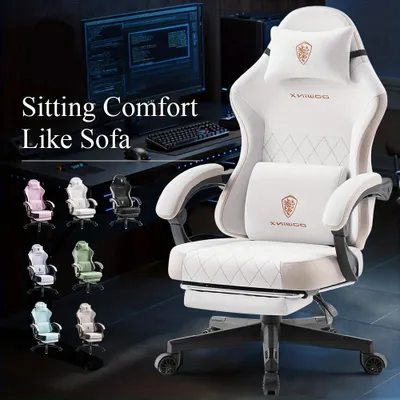 Produktbild von Ergonomischer Gaming-Stuhl - Bürostuhl - Computerstuhl - Bürostuhl - Schwarzer Rennstuhl