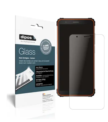 Produktbild von 2x Schutzfolie für Blackview BV6600 matt - Anti-Shock 9H Folie dipos Glass Kunststoffglas