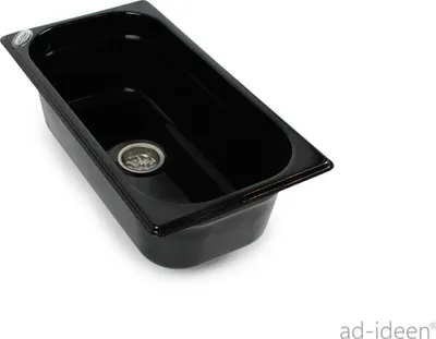 Produktbild von Spülbecken 325x176x100 Edelstahl mit Ablauf Camping Spüle Waschbecken Wohnmobil
