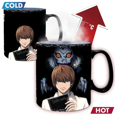 Produktbild von ABYSTYLE Kira & L Kubek z kolekcji Deathnote | motyw cieplny | ceramika | 9 cm 460 ml