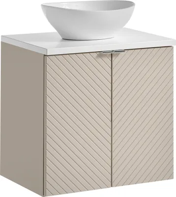 Produktbild von Waschtisch 60 cm in Beige und weiß VERACRUZ-56
