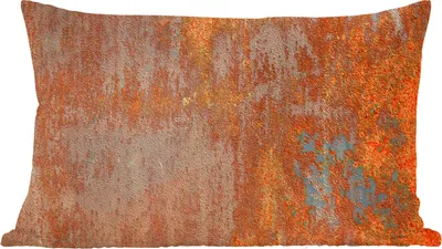 Produktbild von MuchoWow® Zierkissen Sofakissen Wohnzimmer Dekokissen 60x40 cm Rost - Eisen - Industriell - Alt - Kopfkissen - Polster mit Foto