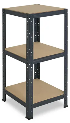 Immagine prodotto di shelfplaza HOME 90x60x60 cm scaffale pesante in antracite con 3 ripiani e 175 kg di portata per ripiano