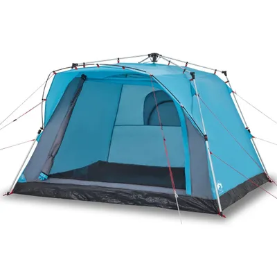 Produktbild von Campingzelt 4 Personen Blau Quick Release