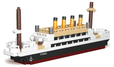 Produktbild von Koco Titanic Bausatz 271 Teile 13,5 x 2,5 x 4,5 cm