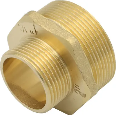 Produktbild von Messing Fitting Reduziernippel 1 1/4 x 2 Zoll Reduzierung