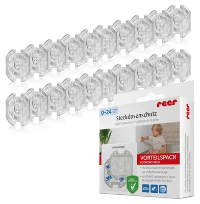 Zdjęcie produktu dla reer 32069 reer Steckdosen-Kinderschutz