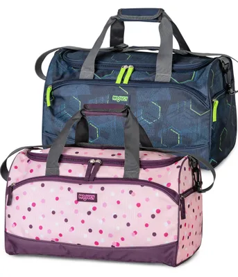 Kinder Sporttas 25 l, blau/rosa, mit Schuhfach & Nassfach