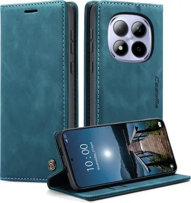 Produktbild von Xiaomi Redmi Note 15 Pro 5G Hülle - CaseMe 013 Klapphülle - Blau