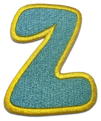 Produktbild von Buchstabe Z - 6.2x4.6cm: Alphabet Buchstaben Einzeln Auswählbar - Aufnäher, Bügelbild, Aufbügler, Applikationen, Patches, Flicken, Zum Aufbügeln
