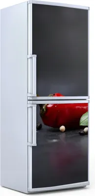 Produktbild von Kühlschrankdekoration  60x180 cm  Aufkleber auf dem Kühlschrank - Paprika Gemüse