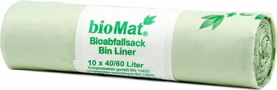 Produktbild von 40x BIOMAT kompostierbare Bioabfallbeutel  40-60L 61x80cm