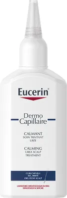 Zdjęcie produktu dla Eucerin Dermo Capillaire Scalp Treatment, Buteleczka z kroplomierzem, Aqua, Urea, Methylpropanediol, Sodium Lactate, Laureth-9, Glycyrrhiza Inflata Root Extract,..., Wash your hair as usual. The product may be used on damp or dry scalp. Twist the cap to remove it..., 1 szt.