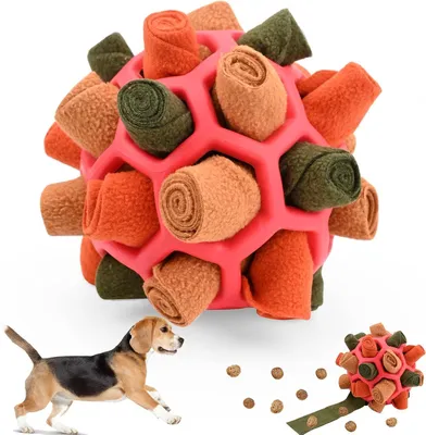 Produktbild von Hundespielzeug Jodsen Schnüffelmatte für Hunde, interaktives Hundespielzeug, Puzzle-Spielzeug, Futtermatte, Schnüffelball für Hunde, natürliche Futter