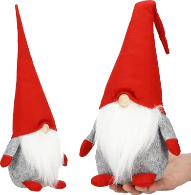 Obrázok produktu pre SPRINGOS Vianočný škriatok GNOME 43 cm Škandinávsky stojaci škriatok Vianočná dekorácia Vianočná ozdoba (červená)