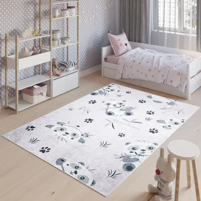 Obrázek produktu pro Tapiso koberec EMMA Modern Dětský pokoj Grey Ložnice 140 x 200 cm