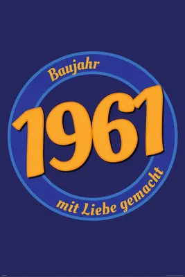 Produktbild von Geburtstagsposter - Poster - 1961 - Mit Liebe