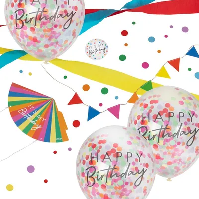 Produktbild von Happy Birthday Schreibtisch Partyset