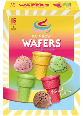 Produktbild von Nordthy Rainbow Wafers 15er