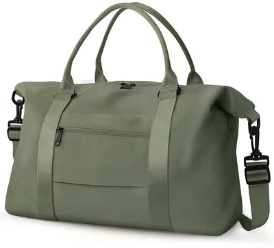 Immagine prodotto di Borsa da viaggio Minicee 37 L – Pieghevole, borsa da cabina EasyJet 46x21x26 cm, verde oliva