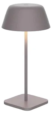 Produktbild von Luxus - Tischleuchte Paros - Taupe - H27 x Ø12