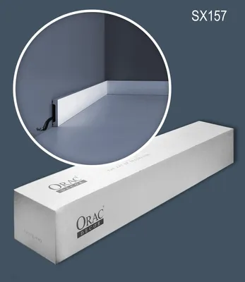 Produktbild von Orac Decor SX157-box AXXENT Sockelleisten 1 Karton SET mit 39 Wandleisten | 78 m