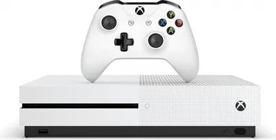 Produktbild von Microsoft Xbox One S Konsole 1 TB Weiß + Orig. Controller