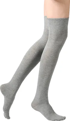 Produktbild von Yenita® Overknee Strümpfe 36-41 grau