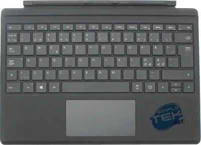 Imagen del producto de Teclado original de Microsoft, distribución nórdica (sin tecla DK), compatible con Surface Pro 3, 4, 5, 6 y 7. Color: