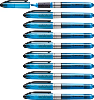 Image de Surligneur - STABILO NAVIGATOR - lot de 10 - bleu