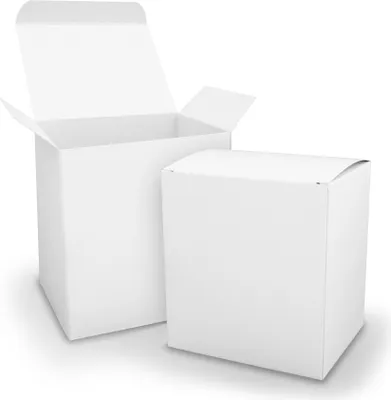 Produktbild von 10x itenga Würfelbox XL aus Karton 11x9x12cm weiß Gastgeschenk