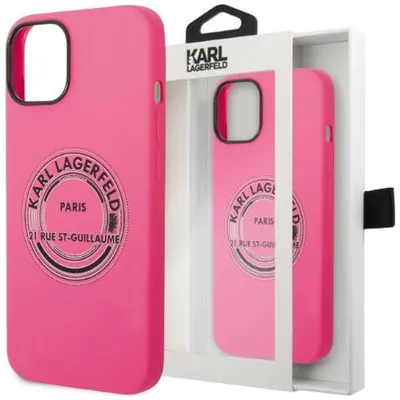 Produktbild von Karl Lagerfeld Klhcp14Msrsgrcf Iphone 14 Plus 6.7"" Hardcase Różowy/Rosa Silikon Rsg