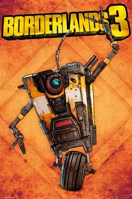 Produktbild von Borderlands 3 - Claptrap - Poster Druck - Game - Größe 61x91,5 cm