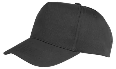 Image de Casquette de baseball unie Result Core Boston FK626 (taille unique) (noir)