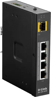 Produktbild von D-Link DIS-100G-5PSW 5-Port SwitchLayer2 Gigabit PoE Industrial
