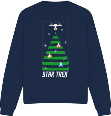 Imagen del producto de Star Trek: La Serie Original - Sudadera uni para hombre/mujer, modelo TV11237 (Talla XL) (Azul marino)