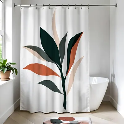 Produktbild von Polyester-duschvorhang 180x200 cm - bukolisch - Tendance